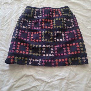 Ted Baker Floral Geometric Print Mini Skirt TB 1